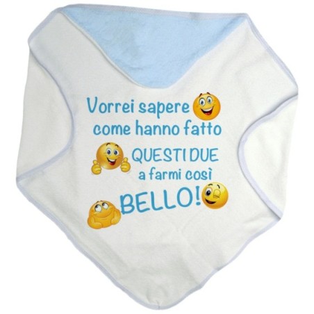 Accappatoio neonato vorrei sapere come hanno fatto questi...