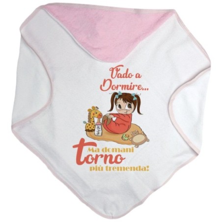 Accappatoio neonata vado a dormire ma domani torno più...