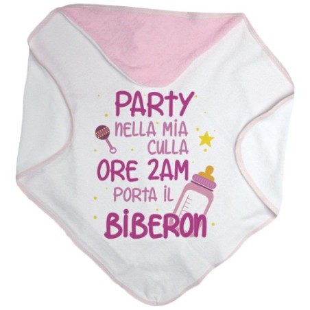 Accappatoio neonato party nella mia culla