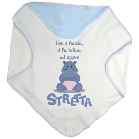 Accappatoio neonato non è pancia è la tutina ad essere...