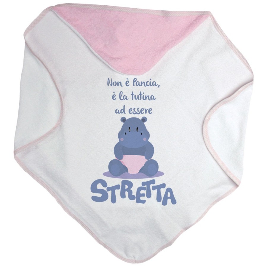 Accappatoio neonato non è pancia è la tutina ad essere stretta ippopotamo Divertenti