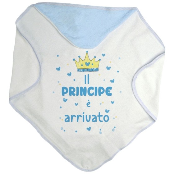 Accappatoio neonato il principe è arrivato Divertenti