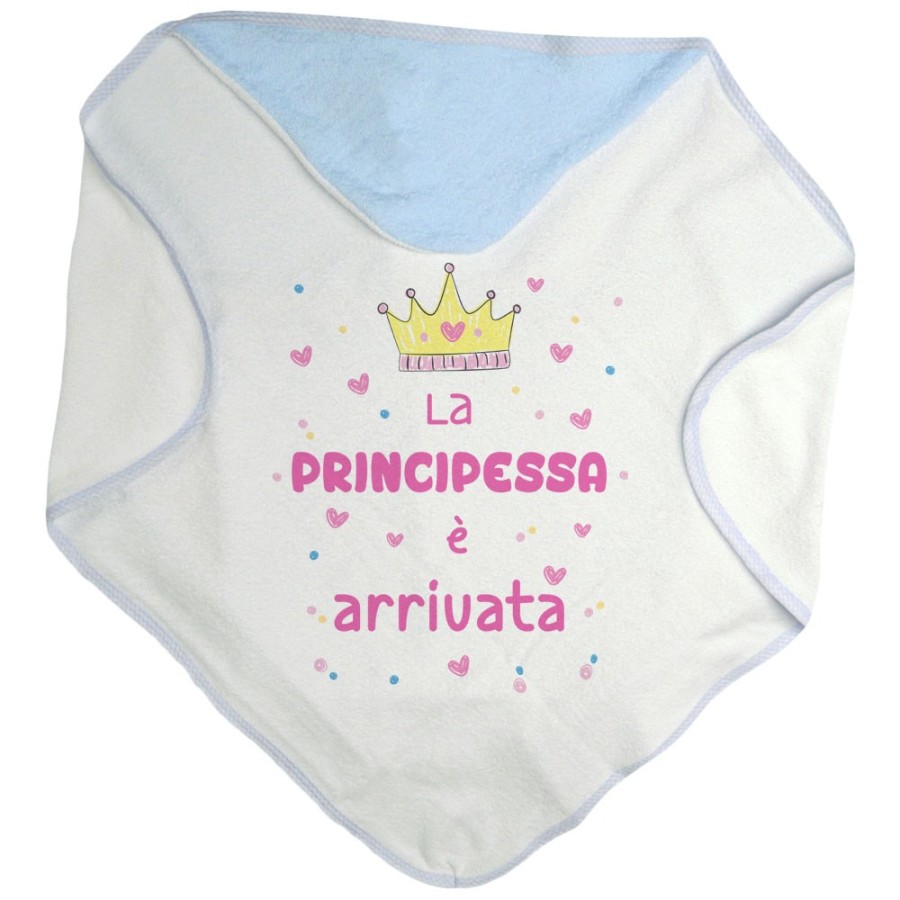 Accappatoio neonato il principe è arrivato Divertenti