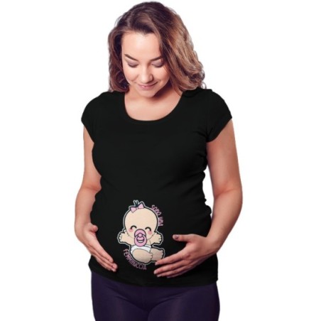 Maglia premaman sono un maschietto una femminuccia