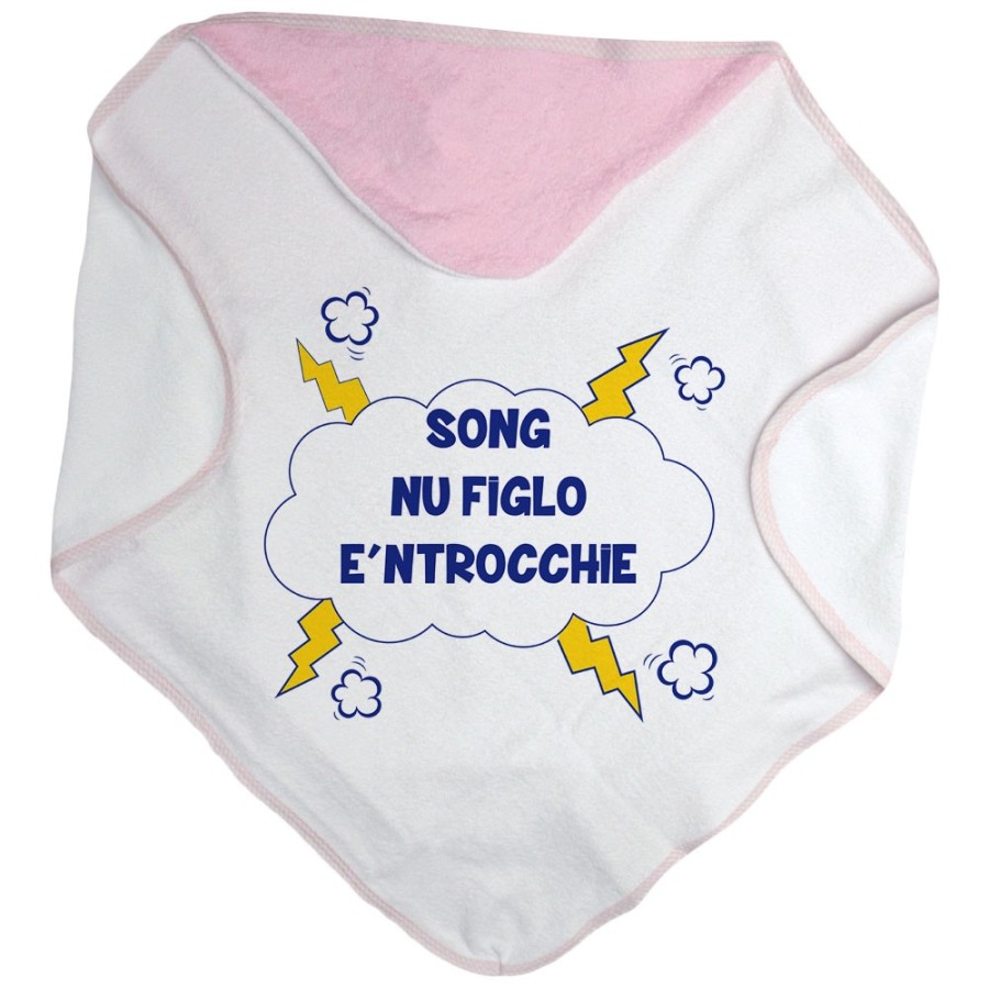 Accappatoio neonato song nu figlio e ntrocchie Divertenti