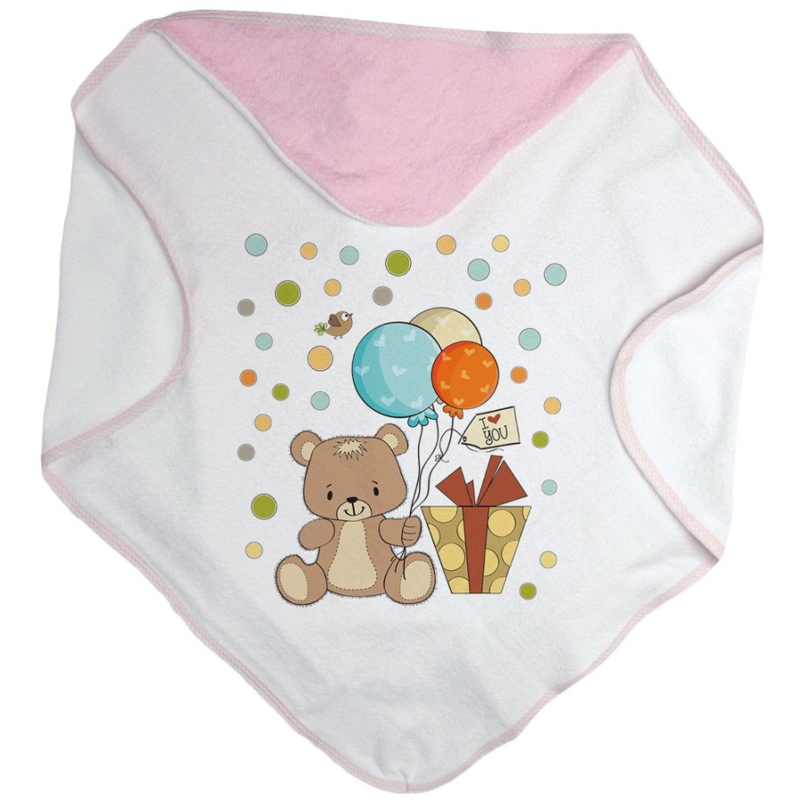 Accappatoio neonato piccolo orsetto i love you Divertenti