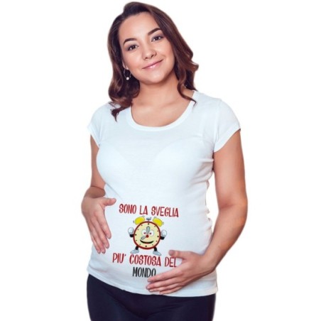 Maglia premaman sono la sveglia più costosa del mondo Divertenti