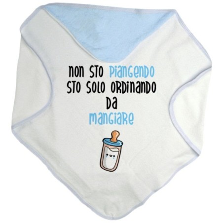Accappatoio neonato non sto piangendo sto solo ordinando da mangiare Divertenti
