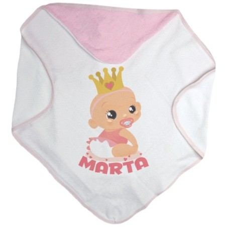 Accappatoio neonato personalizzato con nome bambino...