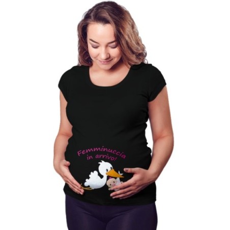 Maglia premaman maschietto in arrivo Divertenti