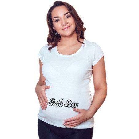Maglia premaman bad boy bad girl