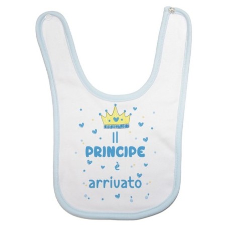 Bavaglino neonato il principe è arrivato