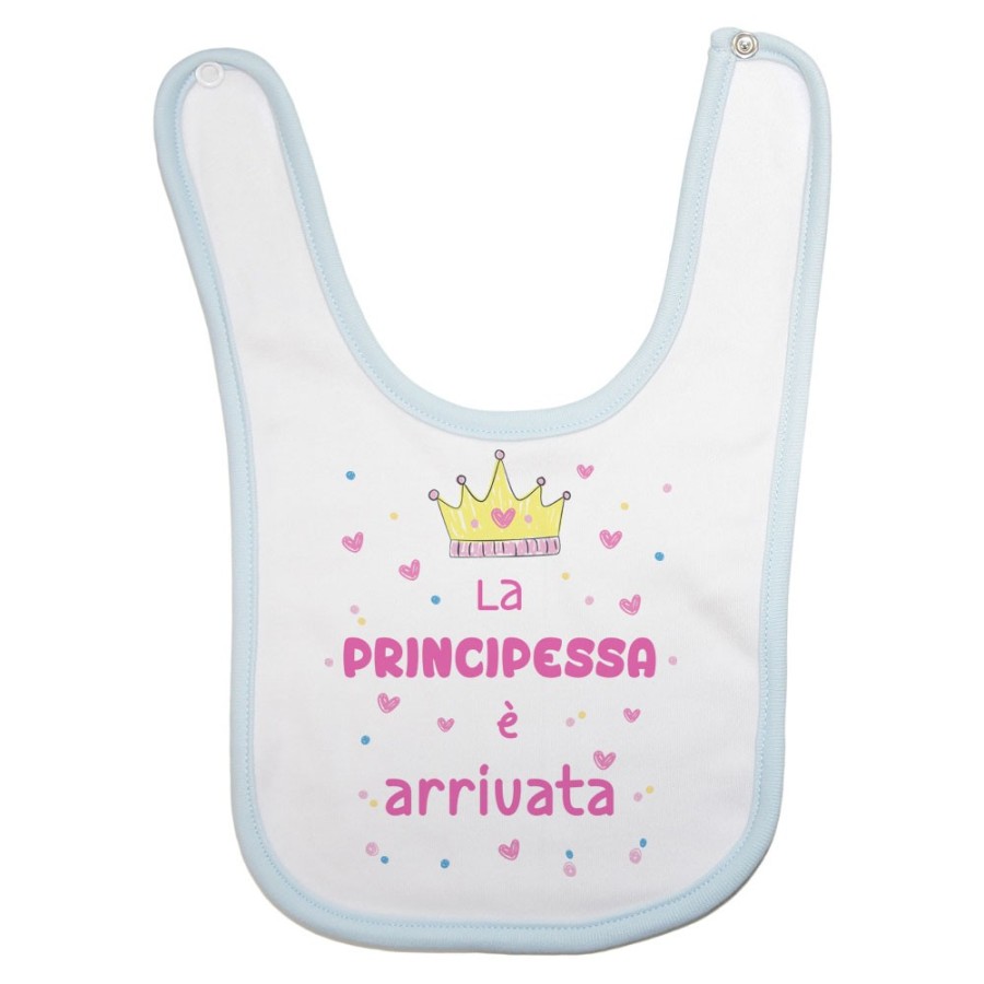 Bavaglino neonato il principe è arrivato Divertenti