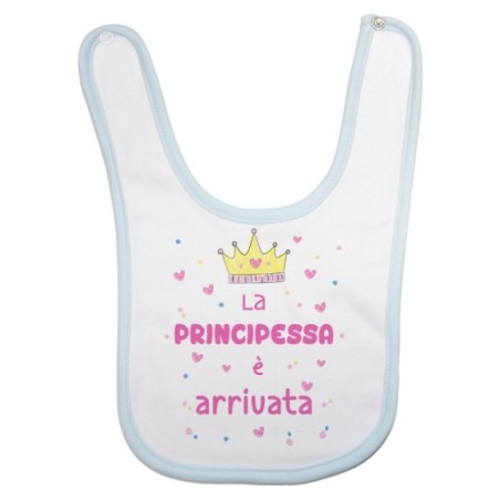 Bavaglino neonato il principe è arrivato Divertenti