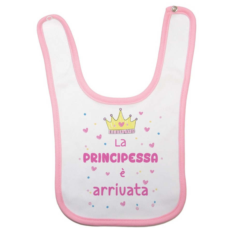 Bavaglino neonato il principe è arrivato Divertenti
