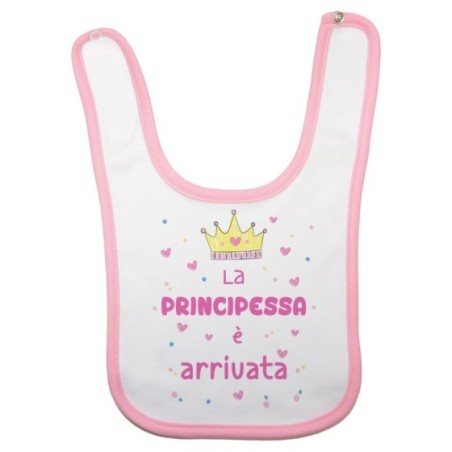 Bavaglino neonato il principe è arrivato Divertenti