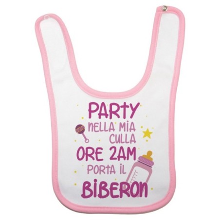 Bavaglino neonato party nella mia culla