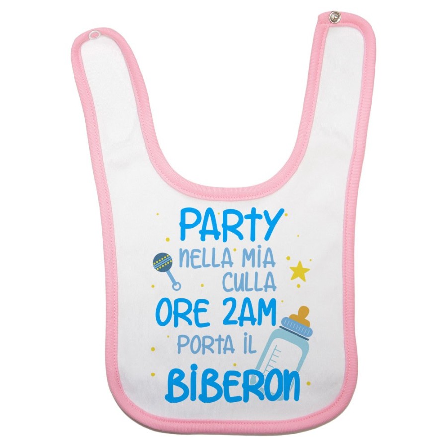 Bavaglino neonato party nella mia culla Divertenti