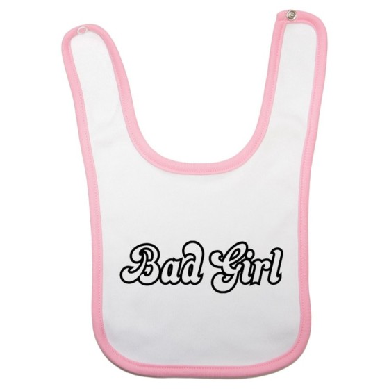 Bavaglino neonato bad boy bad girl Divertenti