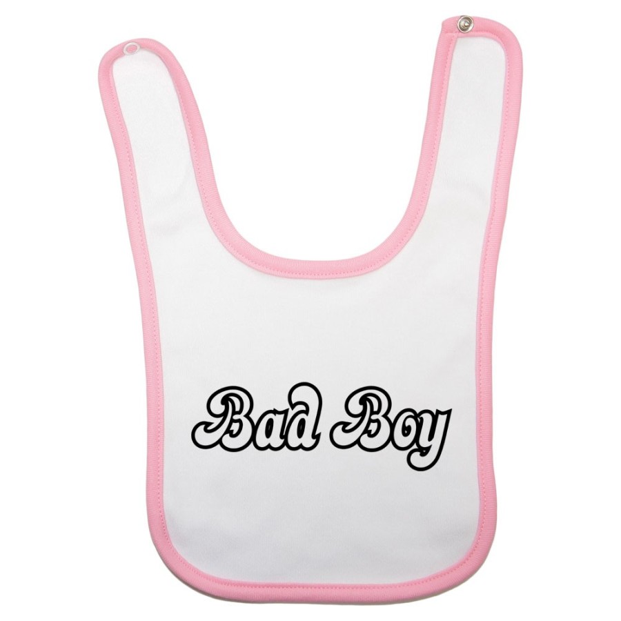 Bavaglino neonato bad boy bad girl Divertenti