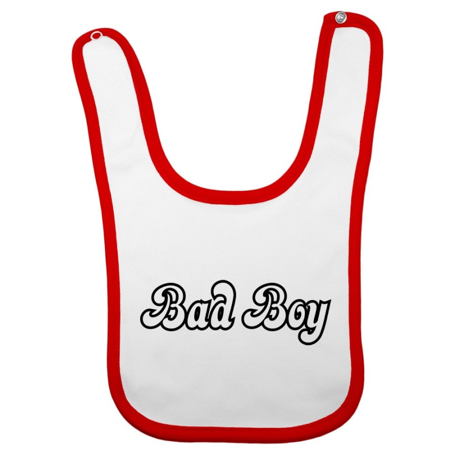 Bavaglino neonato bad boy bad girl Divertenti