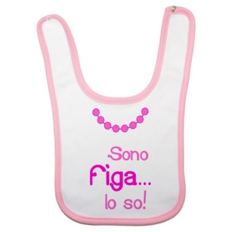 Bavaglino neonata sono figa lo so