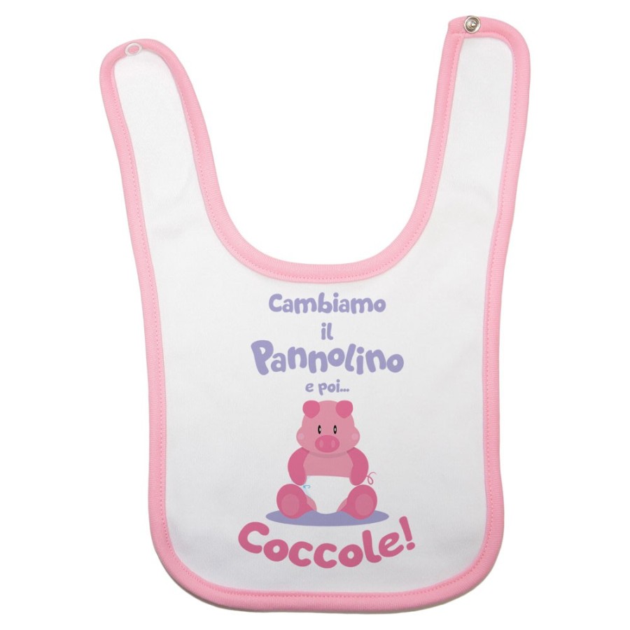Bavaglino neonato cambiamo il pannolino e poi coccole Divertenti