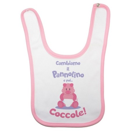 Bavaglino neonato cambiamo il pannolino e poi coccole Divertenti