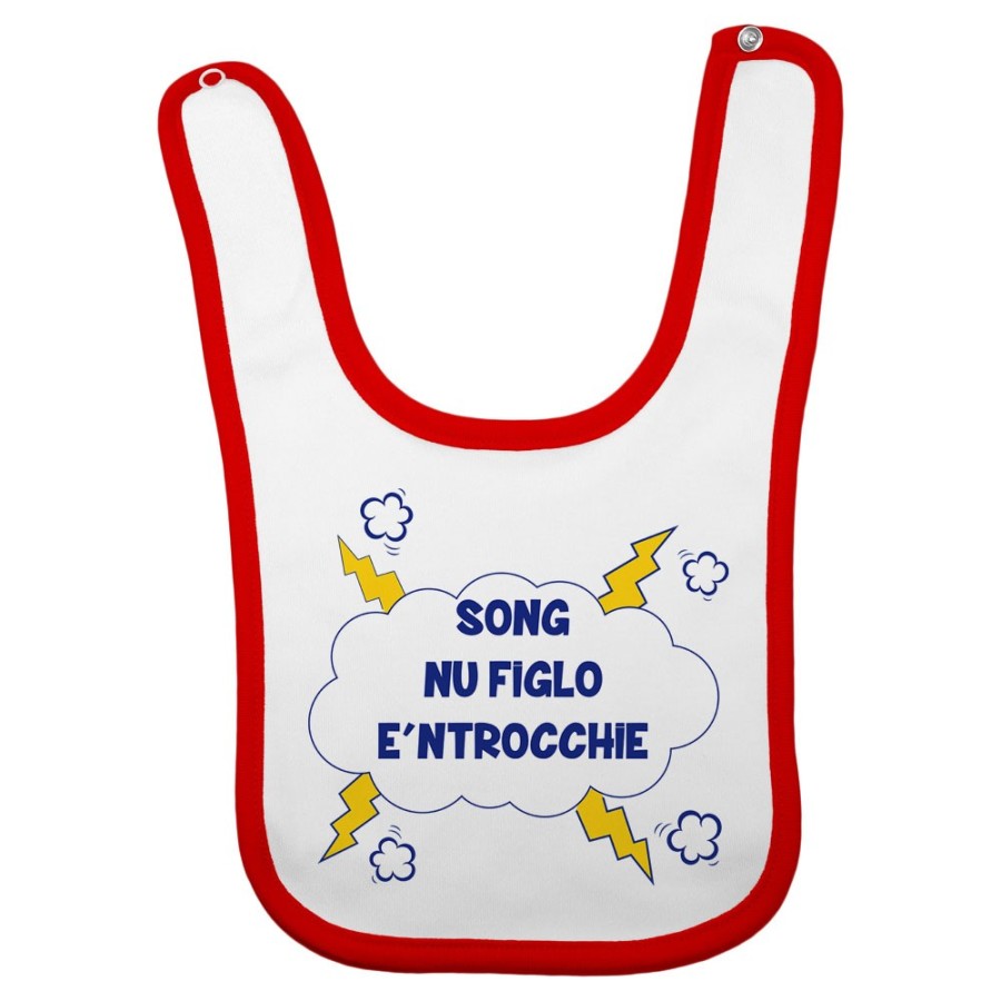 Bavaglino neonato song nu figlio e ntrocchie Divertenti