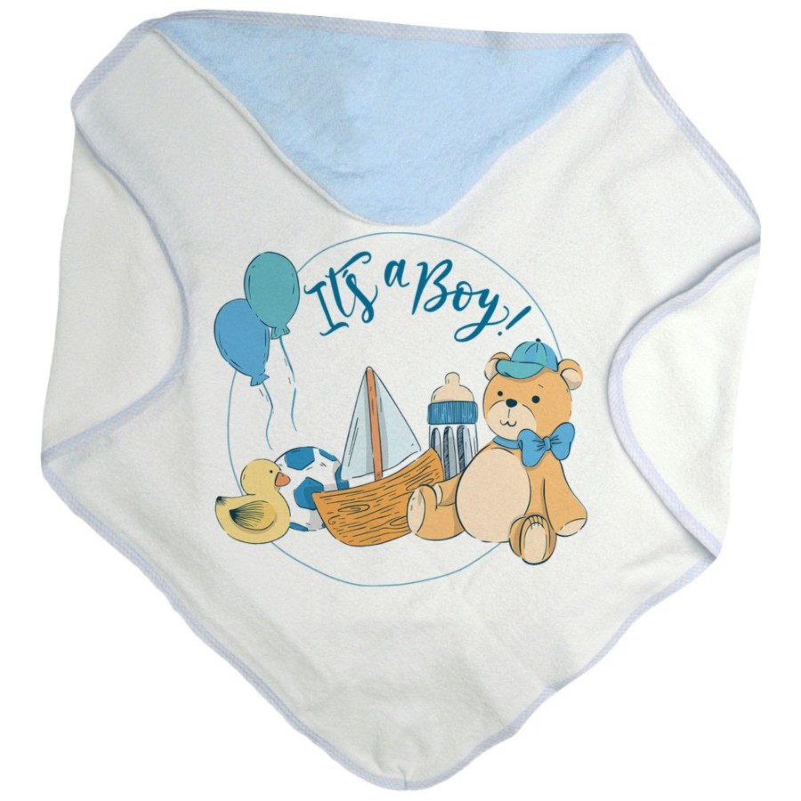 Accappatoio neonato it's a boy Divertenti