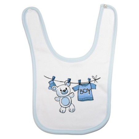 Bavaglino neonato boy girl con orsetto Divertenti