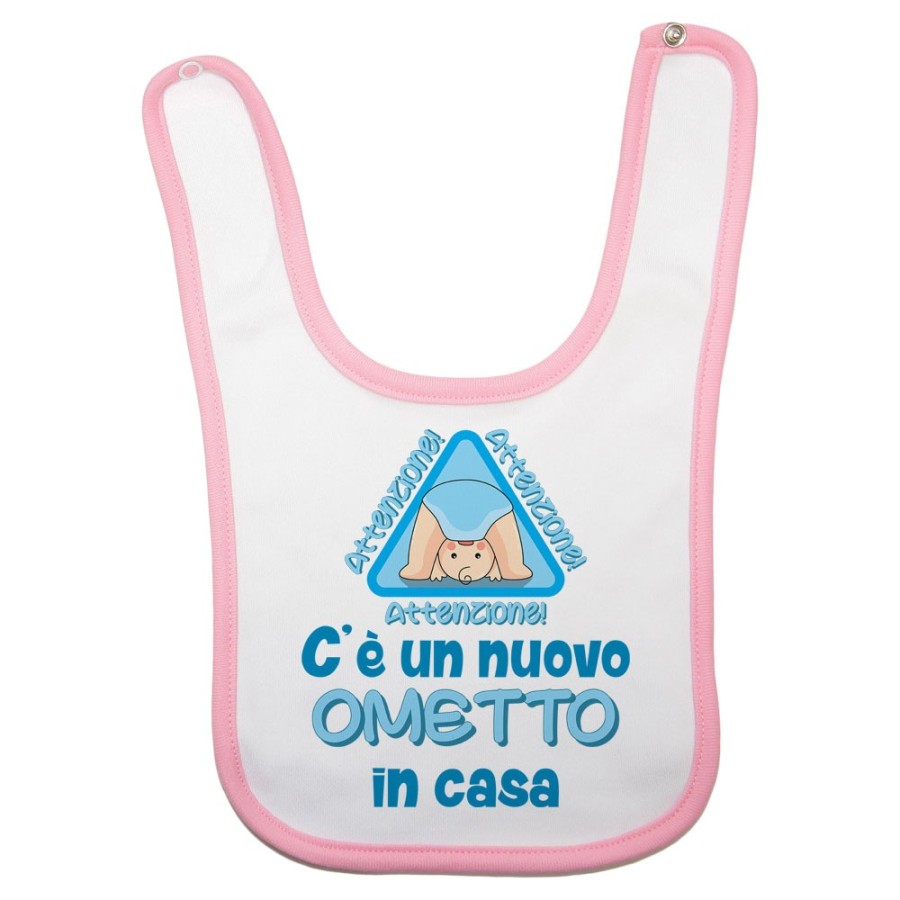 Bavaglino neonato attenzione c'è un nuovo ometto in casa Divertenti
