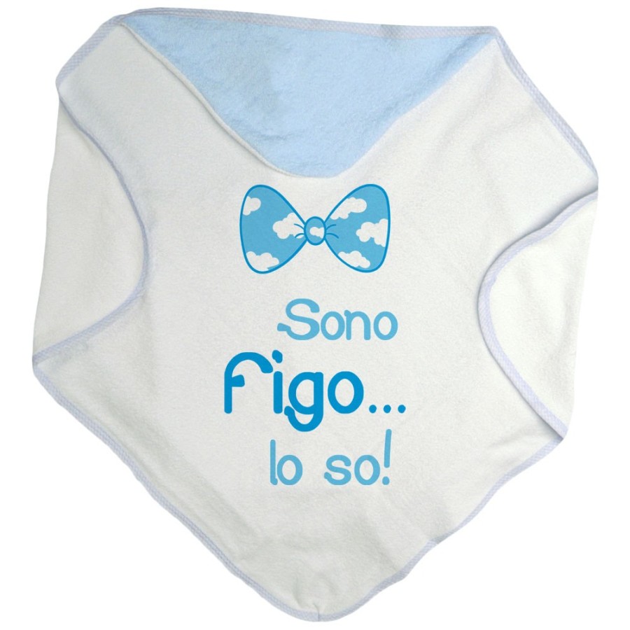 Accappatoio neonato sono figo lo so Divertenti