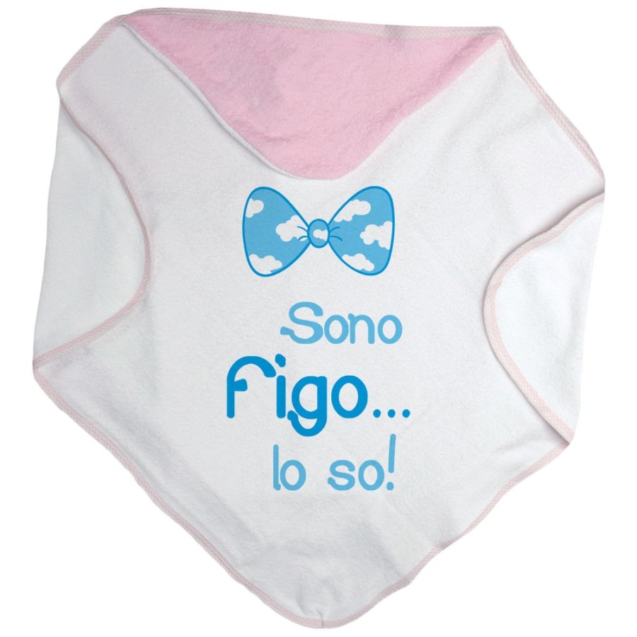 Accappatoio neonato sono figo lo so Divertenti