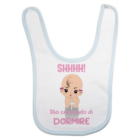 Bavaglino neonato shhhh sto cercando di dormire Divertenti
