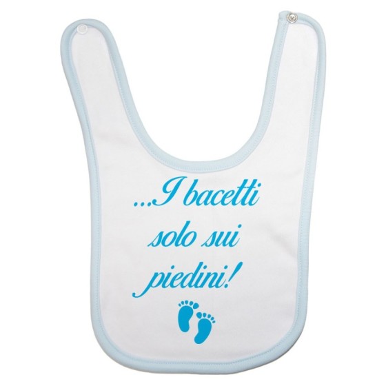 Bavaglino neonato i bacetti solo sui piedini! Divertenti