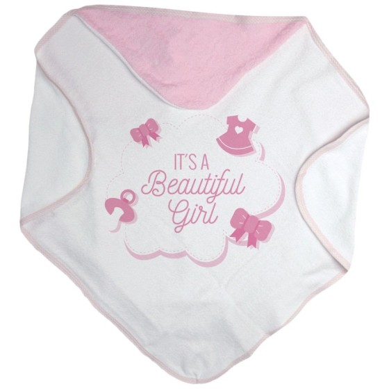 Accappatoio neonato it's a beautiful boy beautiful girl  Divertenti