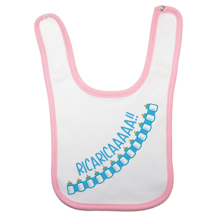 Bavaglino neonato ricaricaaaa latte Divertenti