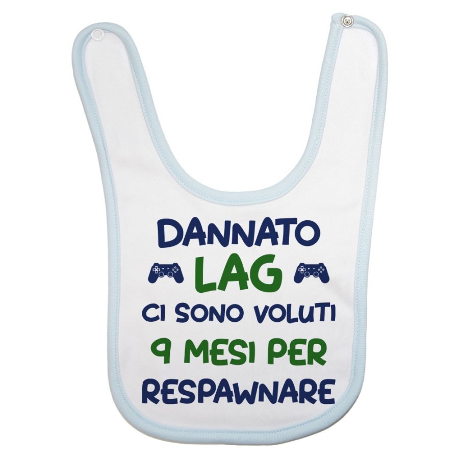 Bavaglino neonato dannato lag ci sono voluti 9 mesi per respawnare Divertenti