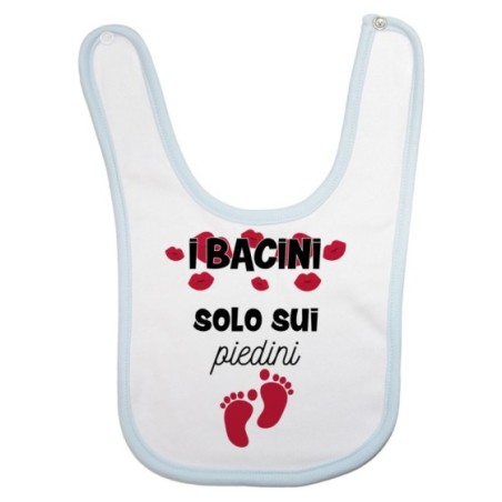 Bavaglino neonato i bacini solo sui piedini Divertenti