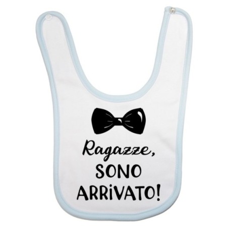 Bavaglino neonato ragazze sono arrivato