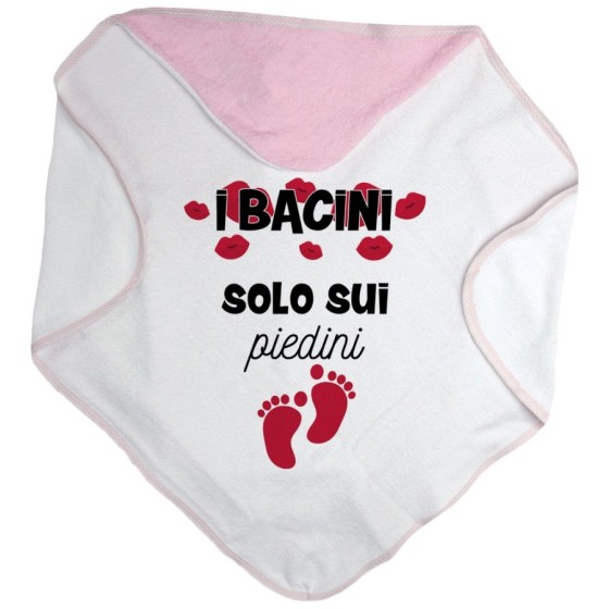 Accappatoio neonato i bacini solo sui piedini Divertenti