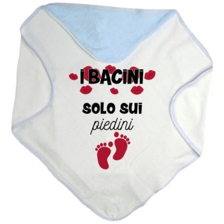Accappatoio neonato i bacini solo sui piedini Divertenti