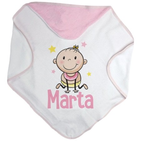 Accappatoio neonato personalizzato con nome bimbo bimba stellare Divertenti