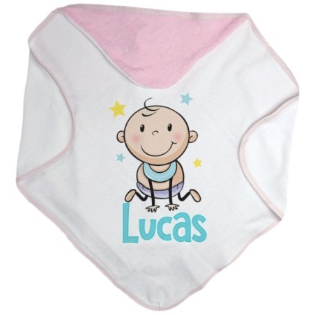 Accappatoio neonato personalizzato con nome bimbo bimba stellare Divertenti