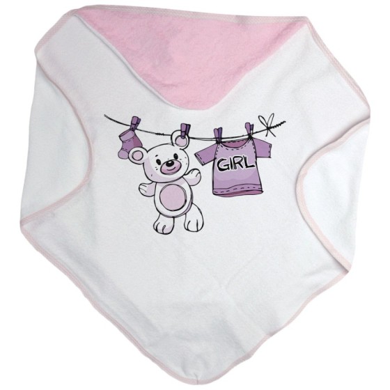 Accappatoio neonato boy girl con orsetto Divertenti