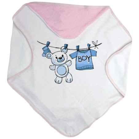 Accappatoio neonato boy girl con orsetto Divertenti