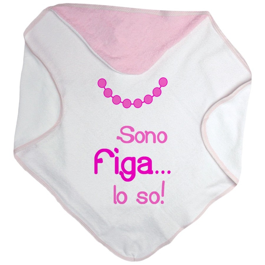 Accappatoio neonata sono figa lo so Divertenti