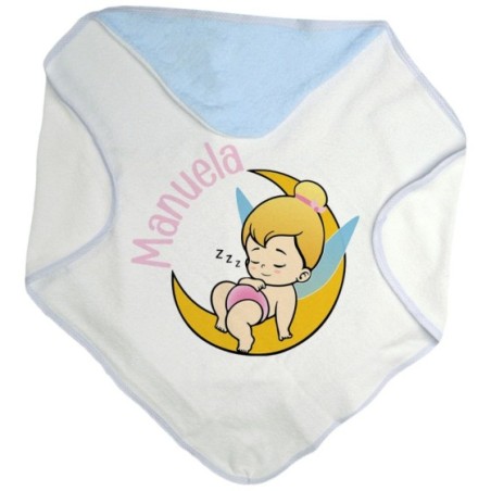 Accappatoio neonata personalizzato con nome baby trilli Divertenti