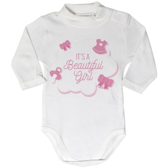 Body lupetto neonato it's a beautiful boy beautiful girl  Divertenti